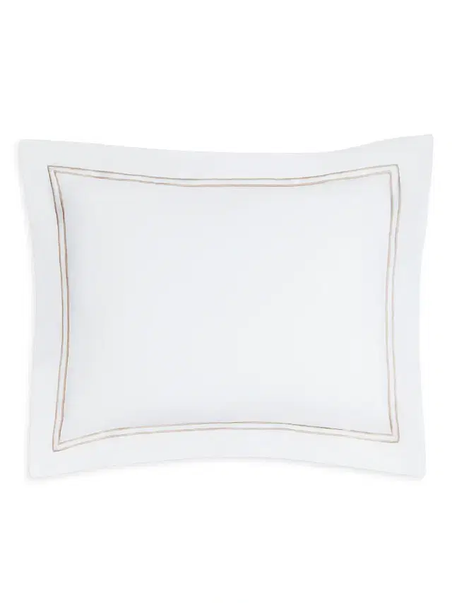 Grande Hotel King Sham - White Taupe King