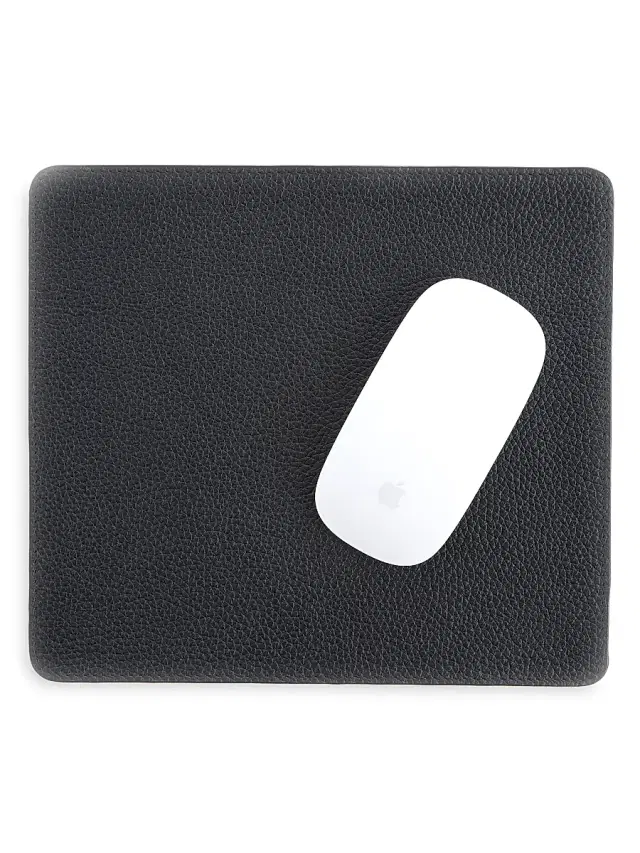 Royce New York Modern Leather Mouse Pad - Tan