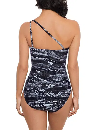 Magicsuit Women's Za'atar Charlize Strappy One-Piece Swimsuit - Black Grey - Size 16 | Thumbnail 3 Magicsuit Women's Za'atar Charlize Strappy One-Piece Swimsuit - Black Grey - Size 16 | Thumbnail 3