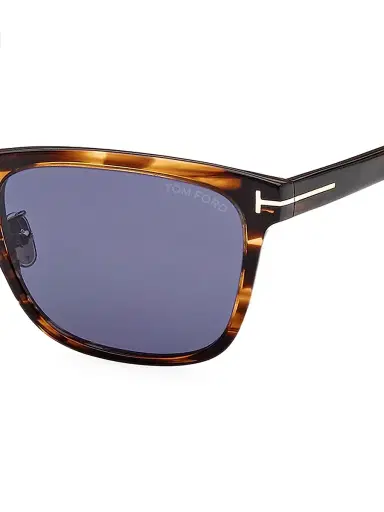 Tom Ford Men's 57MM Acetate Square Sunglasses - Havana | Thumbnail 3 Tom Ford Men's 57MM Acetate Square Sunglasses - Havana | Thumbnail 3