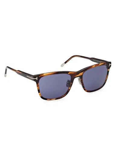 Tom Ford Men's 57MM Acetate Square Sunglasses - Havana | Thumbnail 8 Tom Ford Men's 57MM Acetate Square Sunglasses - Havana | Thumbnail 8