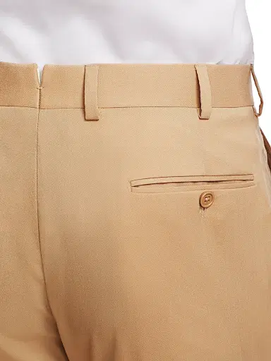 Ralph Lauren Purple Label Men's Greg Wool Pants - Tan | Thumbnail 6