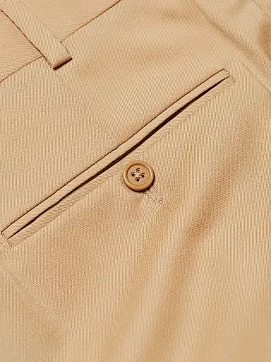 Ralph Lauren Purple Label Men's Greg Wool Pants - Tan | Thumbnail 7