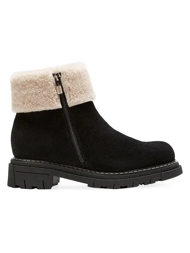 Women's Suede Ankle Boots - Black Women's Suede Ankle Boots - Black