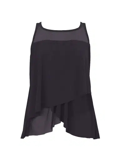 Miraclesuit Swim Women's Illusionist Mirage Swim Top - Midnight Blue - Size 18 | Thumbnail 1