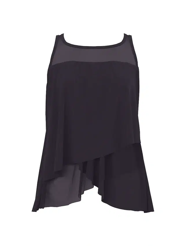 Women's Illusionist Mirage Swim Top - Midnight Blue