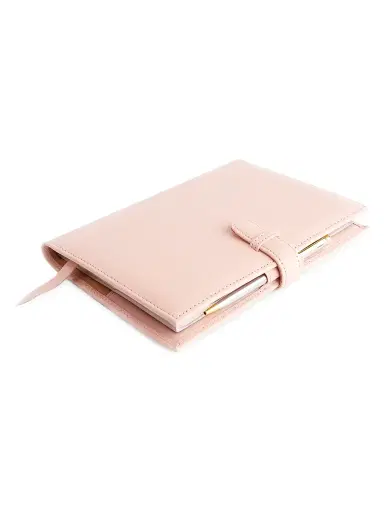 Royce New York Executive Leather Daily Planner - Light Pink | Thumbnail 1 Royce New York Executive Leather Daily Planner - Light Pink | Thumbnail 1