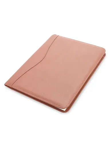 Royce New York Leather Suede-Lined Writing Portfolio - Tan | Thumbnail 5