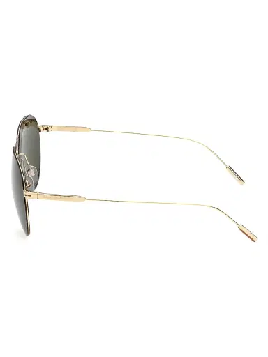 Zegna Men's 59MM Aviator Sunglasses - Shiny Gold Smoke | Thumbnail 4
