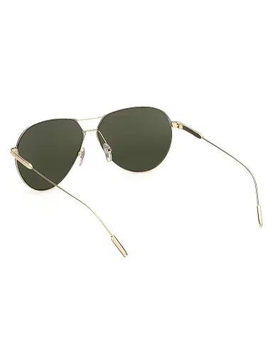 Zegna Men's 59MM Aviator Sunglasses - Shiny Gold Smoke | Thumbnail 5
