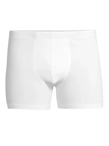 Hanro Men's Cotton Superior Long-Leg Boxer Briefs - White - Size XXL | Thumbnail 1 Hanro Men's Cotton Superior Long-Leg Boxer Briefs - White - Size XXL | Thumbnail 1