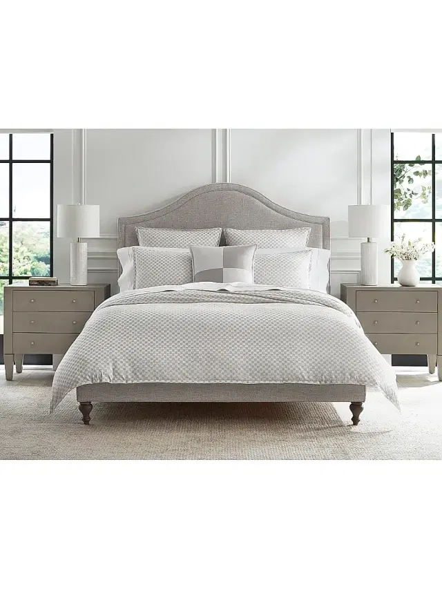 Sferra Macchia Duvet Cover & Sham Collection - Lunar Standard