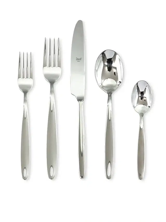 Mepra Azqua 5-Piece Cutlery Set - Silver