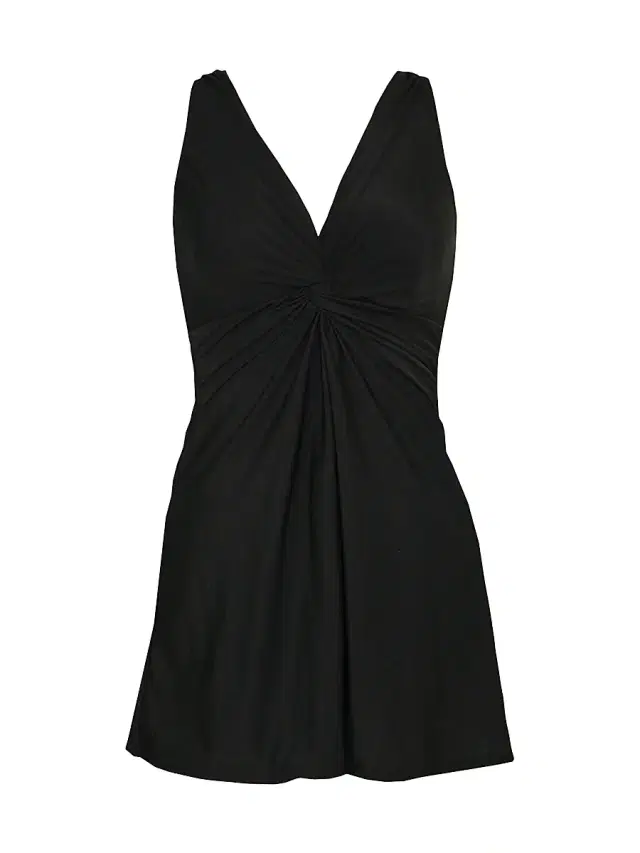 Miraclesuit Swim Women's DD Marais Twist-Front One-Piece Swimsuit - Black