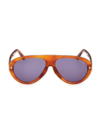 TOM FORD Men's Camillo-02 60MM Aviator Sunglasses - Havana | Thumbnail 2
