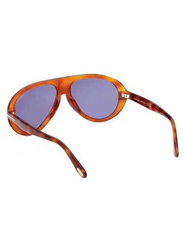 TOM FORD Men's Camillo-02 60MM Aviator Sunglasses - Havana | Thumbnail 4