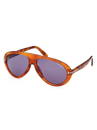 TOM FORD Men's Camillo-02 60MM Aviator Sunglasses - Havana | Thumbnail 1