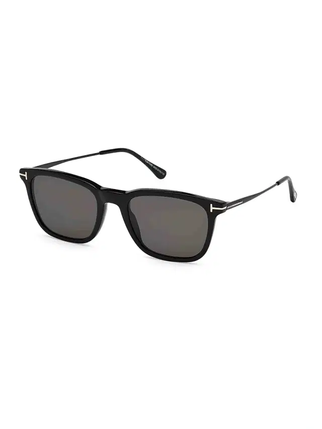 Men's Arnaud-02 53MM Geometric Sunglasses - Black Men's Arnaud-02 53MM Geometric Sunglasses - Black