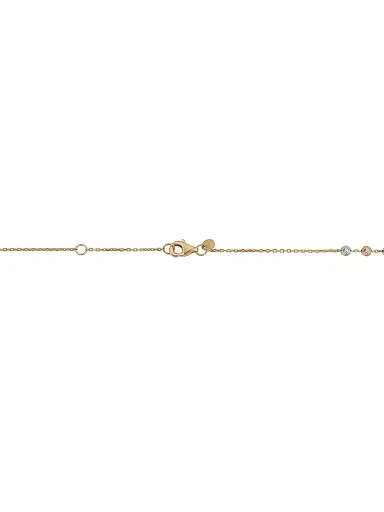 Oradina Women's 14K Yellow Gold Brilliant Ball Station Bracelet - Yellow Gold | Thumbnail 2 Oradina Women's 14K Yellow Gold Brilliant Ball Station Bracelet - Yellow Gold | Thumbnail 2
