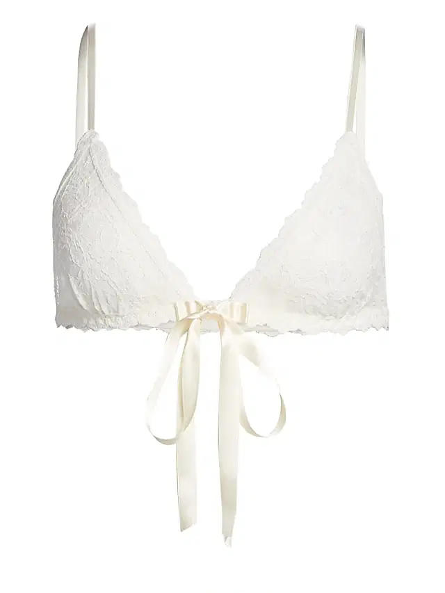 Hanky Panky Women's Peek-A-Boo Lace Bralette - Light