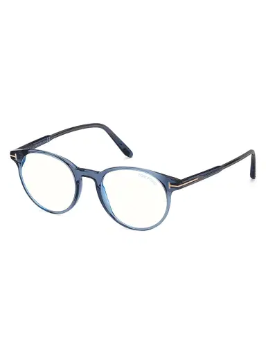 Tom Ford Men's 47MM Round Blue Block Optical Glasses | Thumbnail 2 Tom Ford Men's 47MM Round Blue Block Optical Glasses | Thumbnail 2