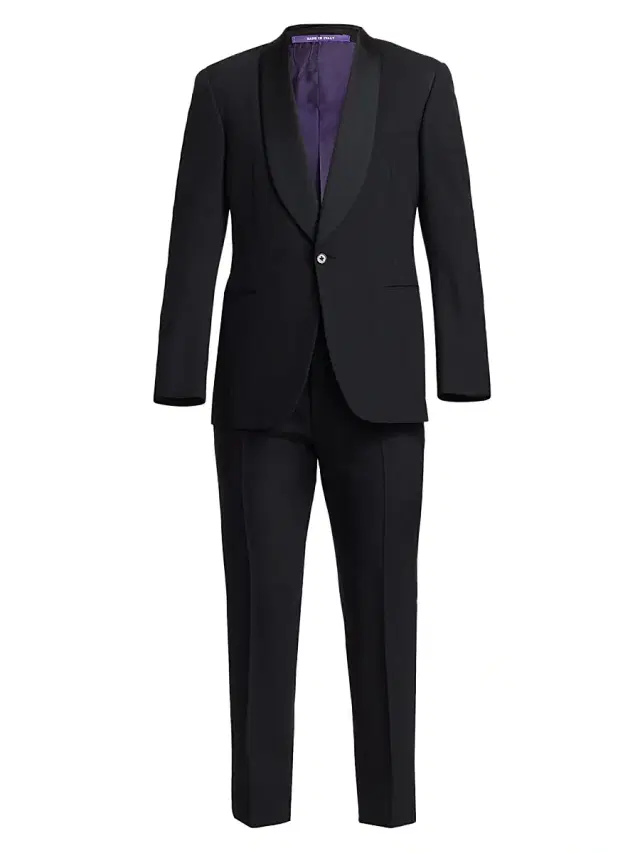 Ralph Lauren Purple Label Men's Gregory Shawl-Collar Tuxedo - Black