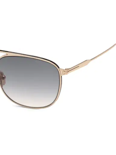 TOM FORD Men's Jake 56MM Navigator Sunglasses - Shiny Rose | Thumbnail 2