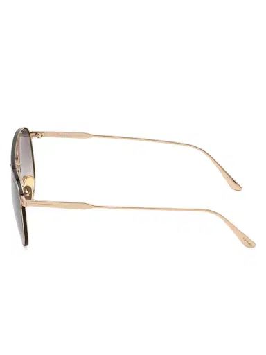 TOM FORD Men's Jake 56MM Navigator Sunglasses - Shiny Rose | Thumbnail 3