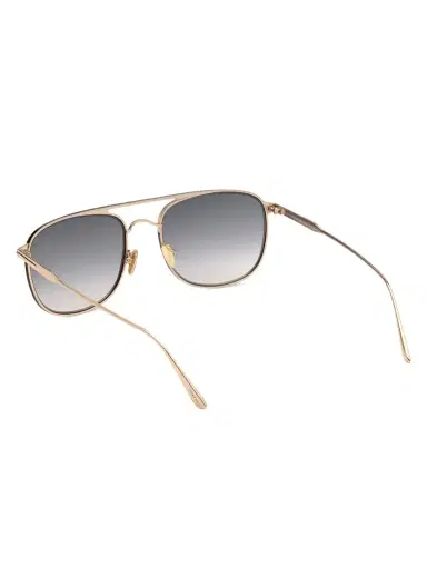 TOM FORD Men's Jake 56MM Navigator Sunglasses - Shiny Rose | Thumbnail 4