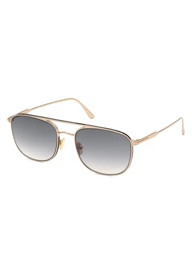 Men's Jake 56MM Navigator Sunglasses - Shiny Rose