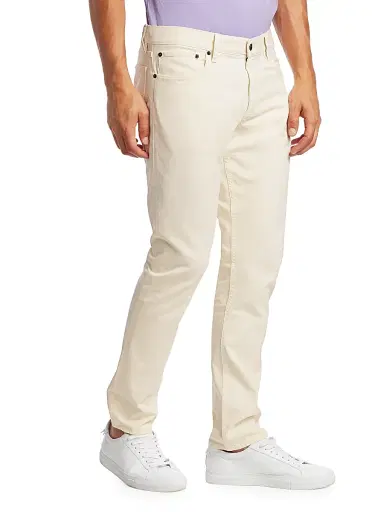 Ralph Lauren Purple Label Men's Slim-Fit Five-Pocket Jeans - Classic Cream - Size 40 | Thumbnail 4 Ralph Lauren Purple Label Men's Slim-Fit Five-Pocket Jeans - Classic Cream - Size 40 | Thumbnail 4