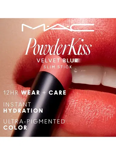 MAC Women's Powder Kiss Velvet Blur Slim Lipstick | Thumbnail 7