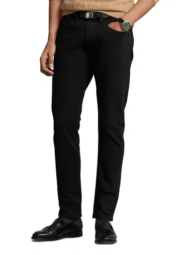 Polo Ralph Lauren Men's Sullivan Stretch Slim Jeans - Black | Thumbnail 3
