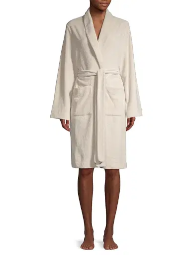 Hanro Women's Plush Wrap Robe | Thumbnail 3 Hanro Women's Plush Wrap Robe | Thumbnail 3
