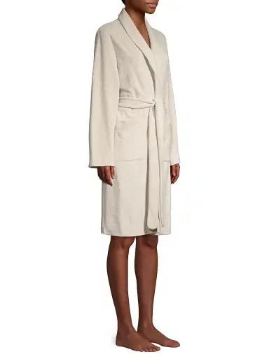 Hanro Women's Plush Wrap Robe | Thumbnail 4 Hanro Women's Plush Wrap Robe | Thumbnail 4
