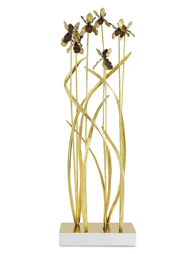 Black Iris Garden Sculpture