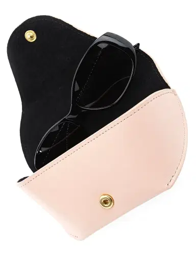Royce New York Women's Leather Sunglasses Carrying Case | Thumbnail 2