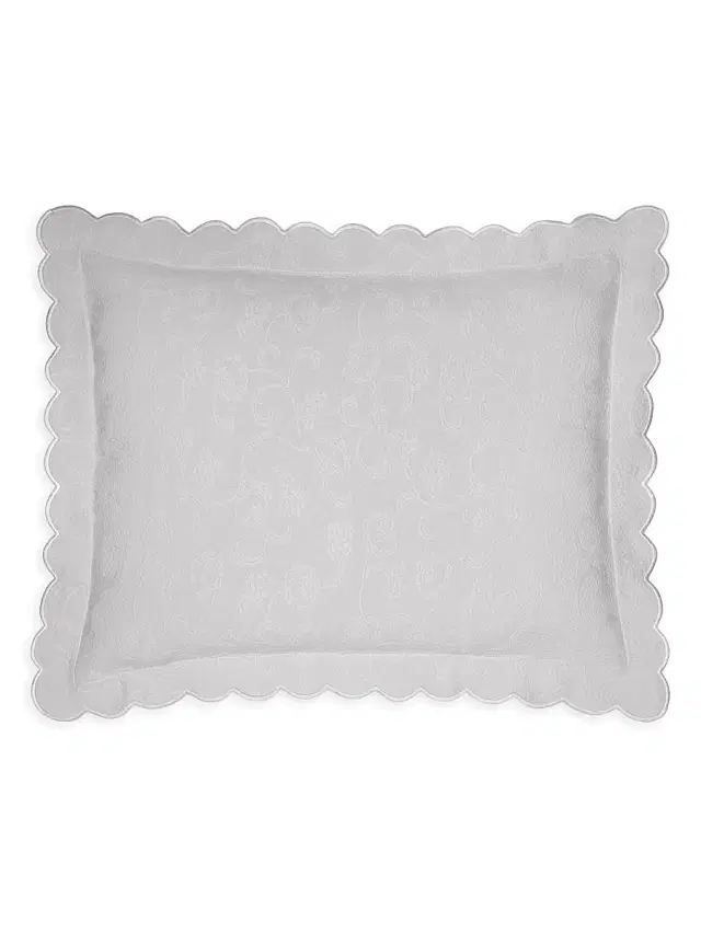 Alice Cotton Matelassé Sham - Tin Standard