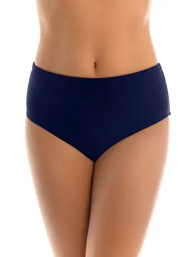 Magicsuit Women's Mid-Rise Jersey Bikini Bottom - Navy Blue - Size 16 | Thumbnail 1