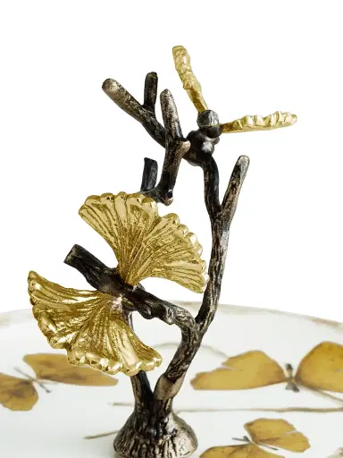 Michael Aram Butterfly Ginkgo 2-Tier Porcelain Etagere | Thumbnail 5
