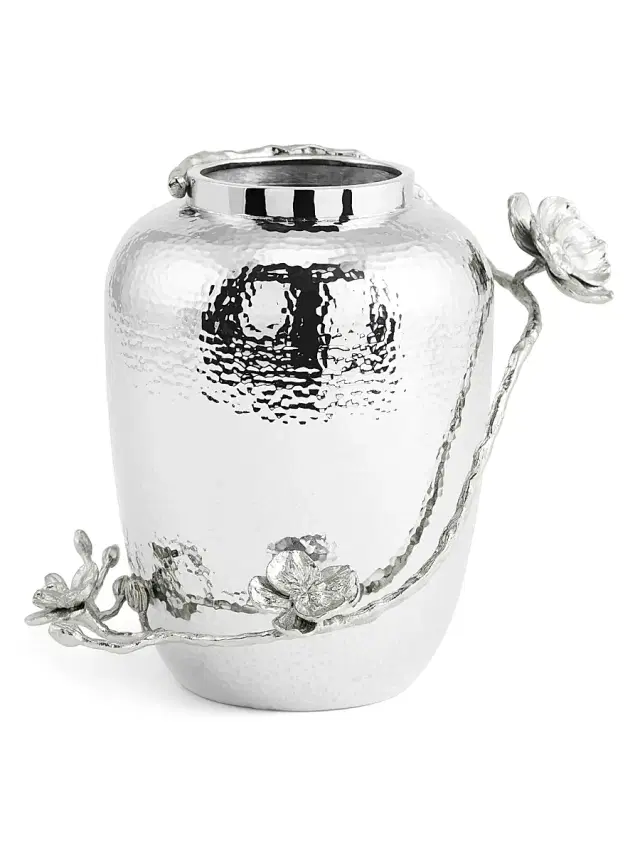 White Orchid Vase Large