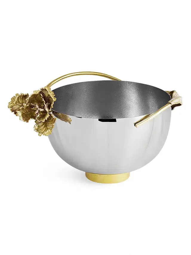 Michael Aram Tulip Large Stainless Steel Bowl Large
