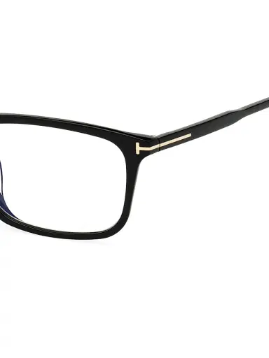 Tom Ford Men's 57MM Rectangle Optical Glasses - Black | Thumbnail 3 Tom Ford Men's 57MM Rectangle Optical Glasses - Black | Thumbnail 3