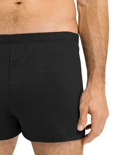 Hanro Cotton Sporty Knit Boxers - Black - Size XXL | Thumbnail 6 Hanro Cotton Sporty Knit Boxers - Black - Size XXL | Thumbnail 6