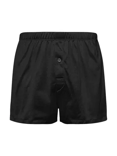 Hanro Cotton Sporty Knit Boxers - Black - Size XXL | Thumbnail 1 Hanro Cotton Sporty Knit Boxers - Black - Size XXL | Thumbnail 1