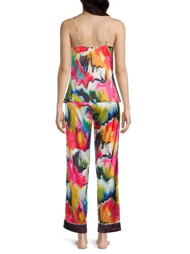 Averie Women's Shanaya Iridiana Printed 2-Piece Pajama Set | Thumbnail 5 Averie Women's Shanaya Iridiana Printed 2-Piece Pajama Set | Thumbnail 5