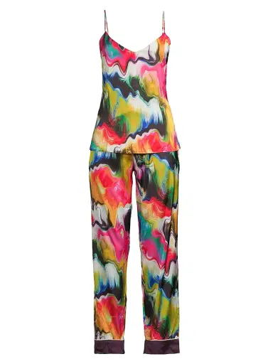 Averie Women's Shanaya Iridiana Printed 2-Piece Pajama Set | Thumbnail 1 Averie Women's Shanaya Iridiana Printed 2-Piece Pajama Set | Thumbnail 1