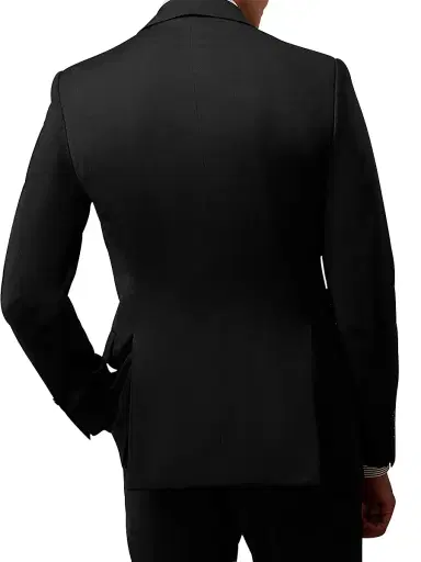 Ralph Lauren Purple Label Men's Gregory Wool Serge Suit - Black - Size 46 | Thumbnail 5 Ralph Lauren Purple Label Men's Gregory Wool Serge Suit - Black - Size 46 | Thumbnail 5