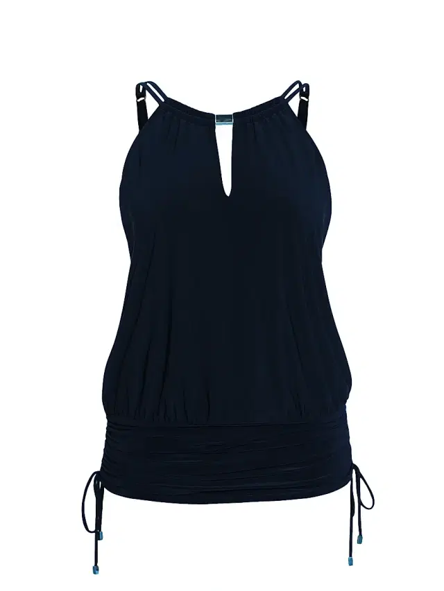 Women's Susan Side-Tie Swimdress - Black