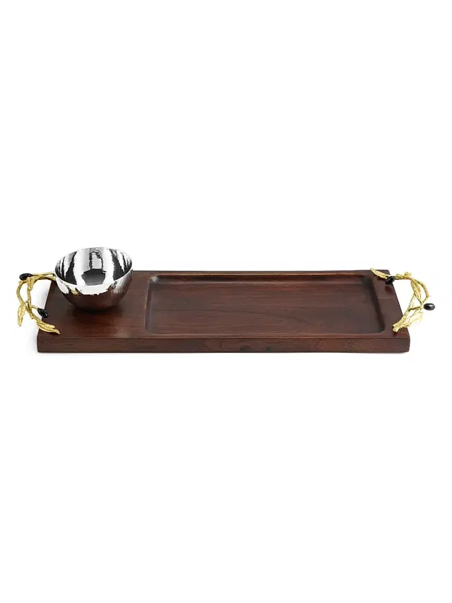Olive Branch Dipping Board